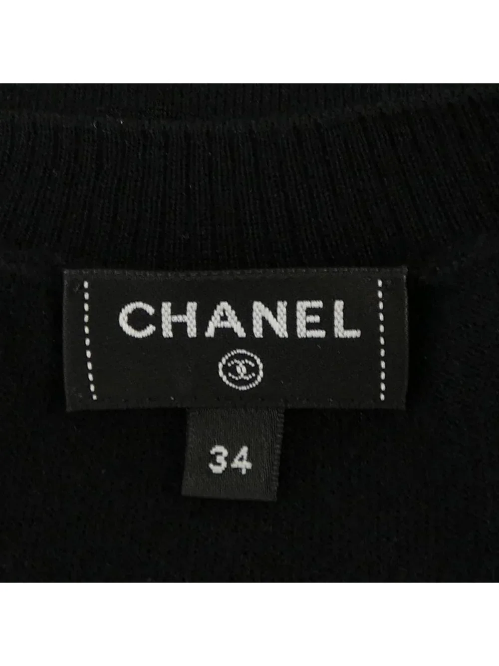 Chanel Knit Sweater Black